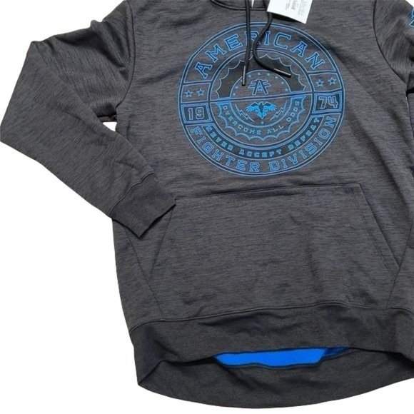 COPY - NEW AMERICAN FIGHTER FREEMONT MEN GRAY HOODIE  XL - Picture 10 of 12